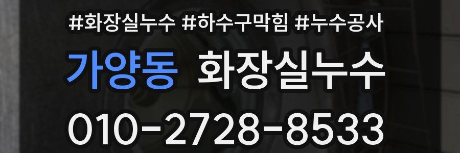 가양동 누수탐지