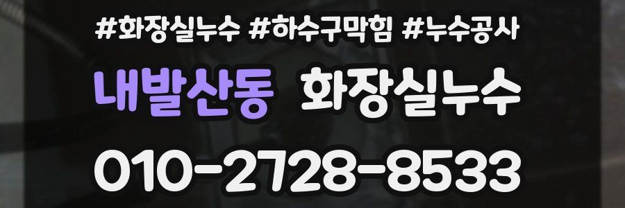내발산동 누수탐지