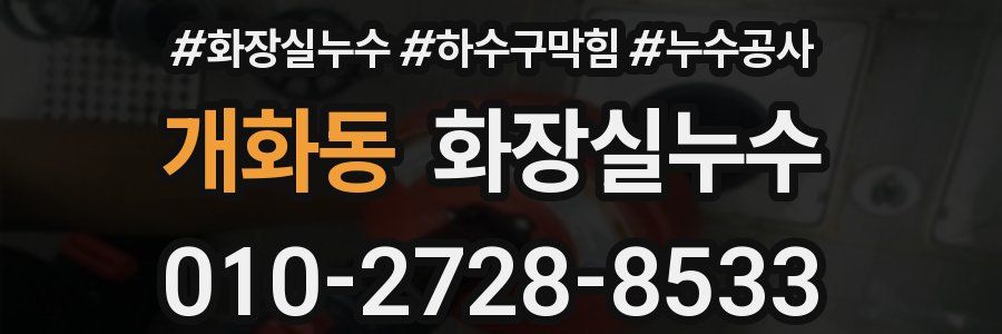 개화동 누수탐지
