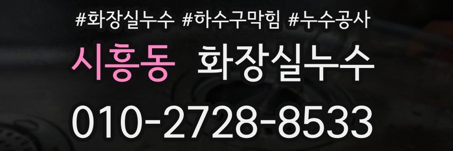 시흥동 누수탐지
