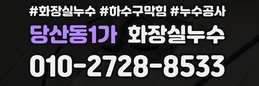 당산동1가 누수탐지
