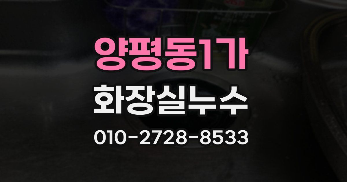 양평동1가 누수업체