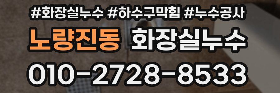 노량진동 누수탐지