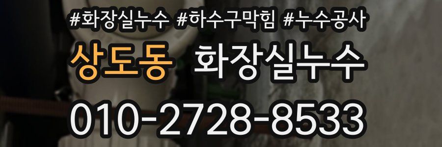 상도동 누수탐지