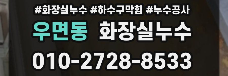 우면동 누수탐지