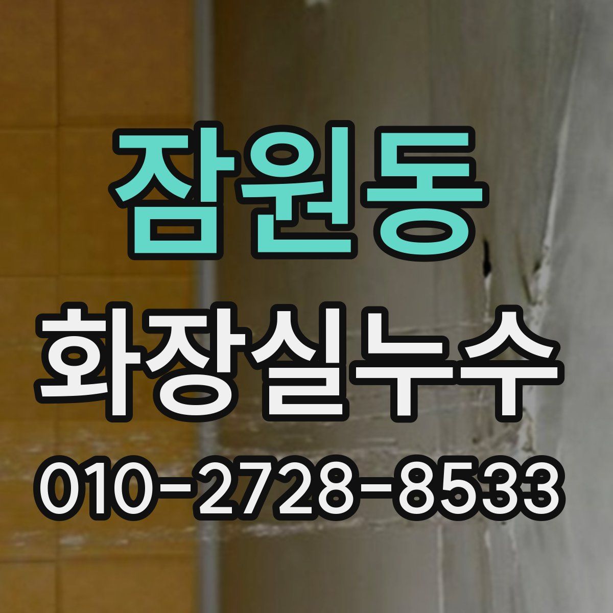 잠원동 화장실누수탐지