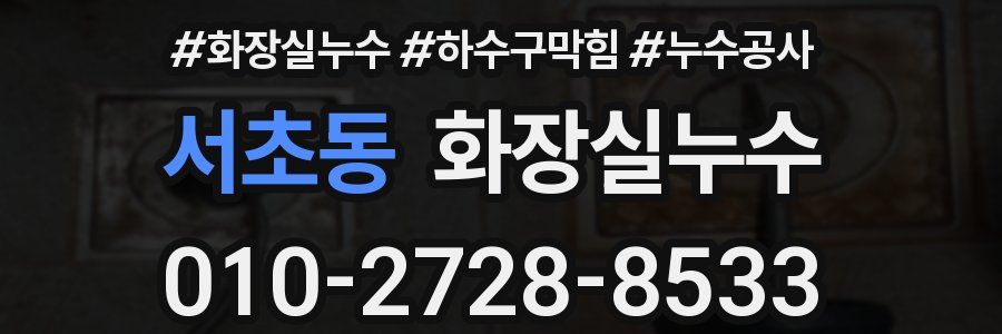 서초동 누수탐지