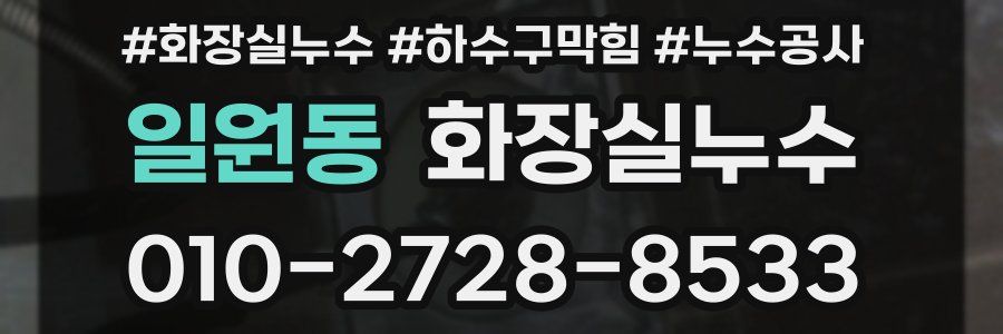 일원동 누수탐지