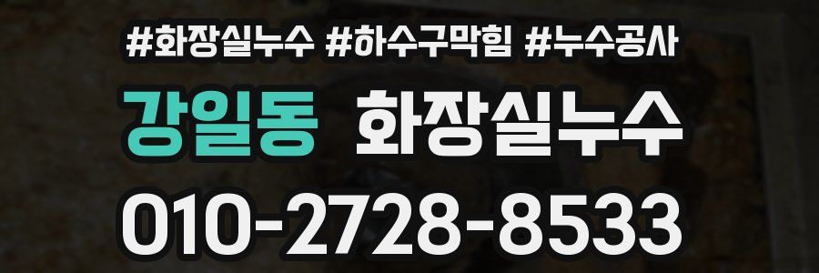 강일동 누수탐지