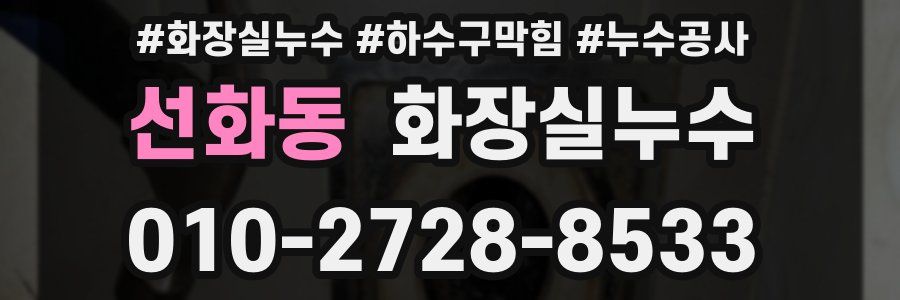 선화동 누수탐지