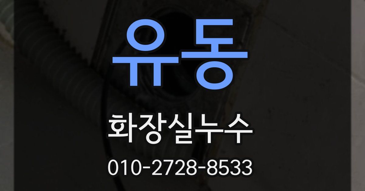 유동 누수업체