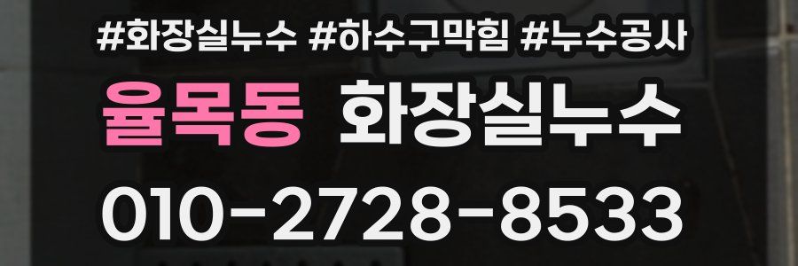 율목동 누수탐지