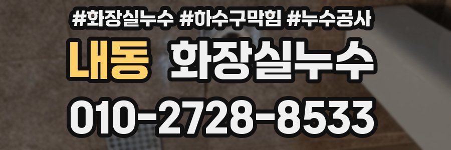 내동 누수탐지