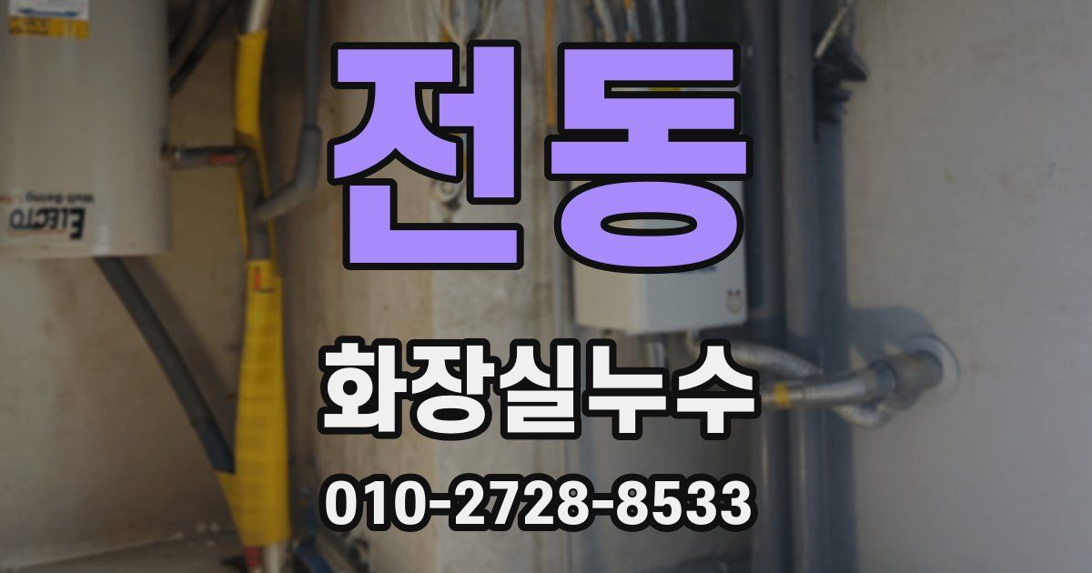 전동 누수업체