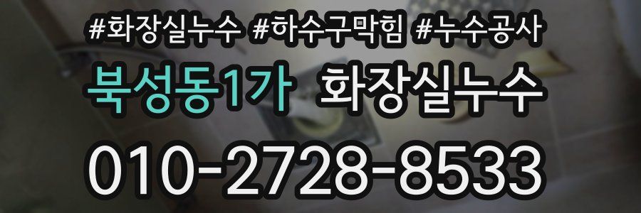 북성동1가 누수탐지
