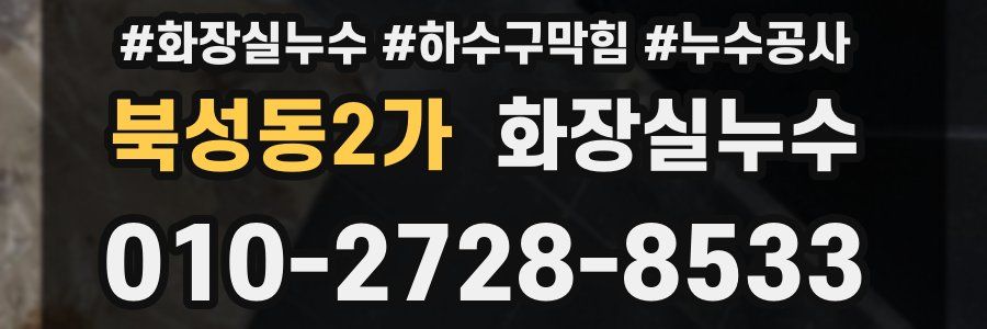 북성동2가 누수탐지