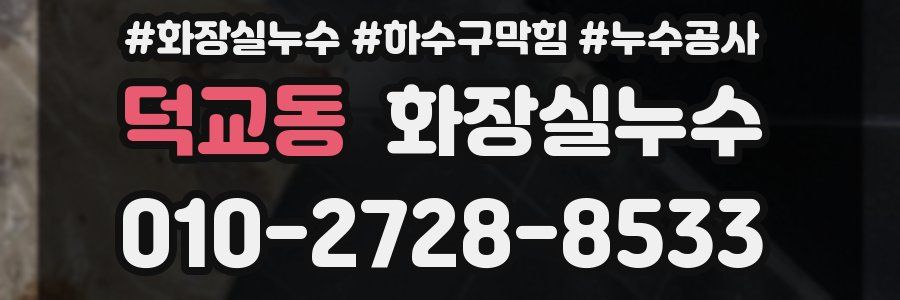 덕교동 누수탐지