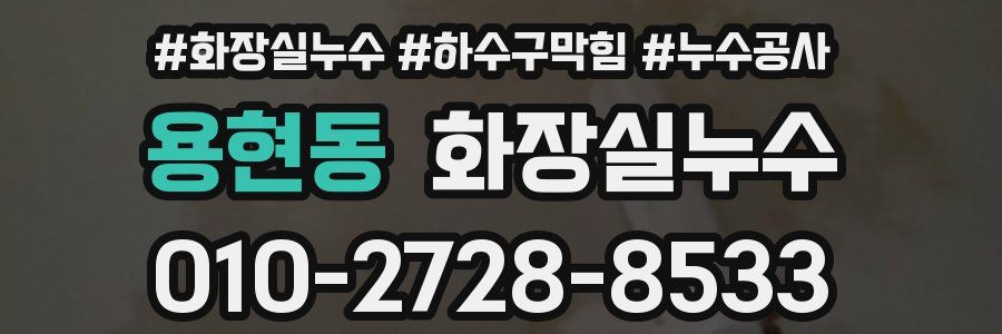 용현동 누수탐지