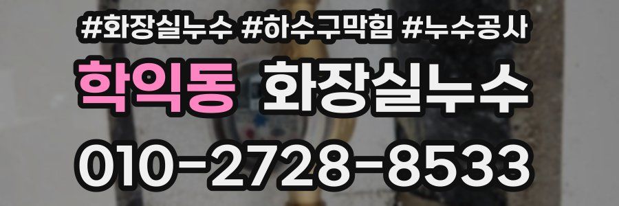 학익동 누수탐지