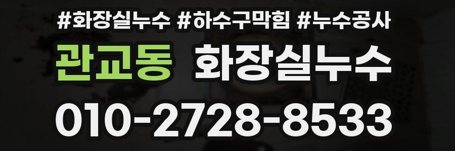 관교동 누수탐지