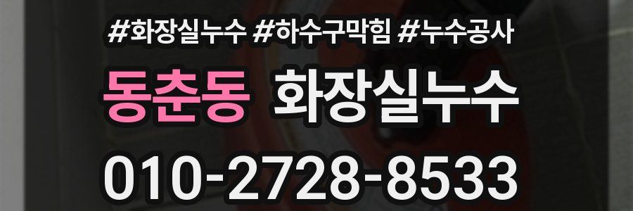 동춘동 누수탐지