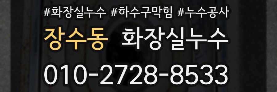 장수동 누수탐지
