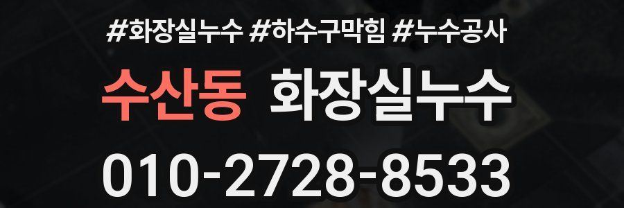 수산동 누수탐지