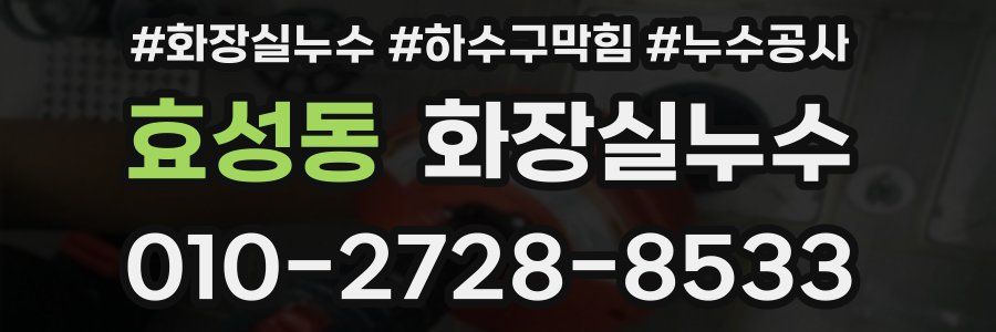 효성동 누수탐지