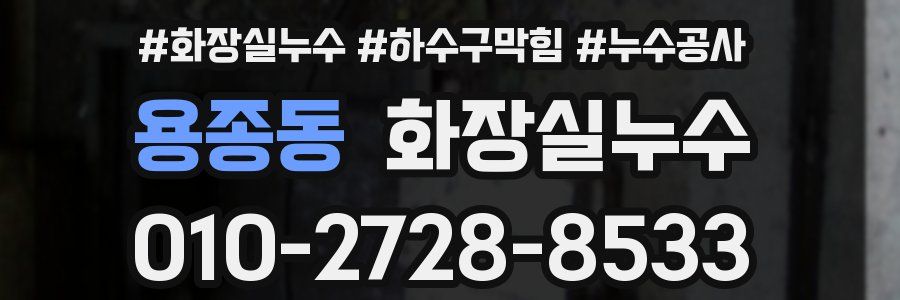 용종동 누수탐지