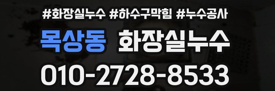 목상동 누수탐지