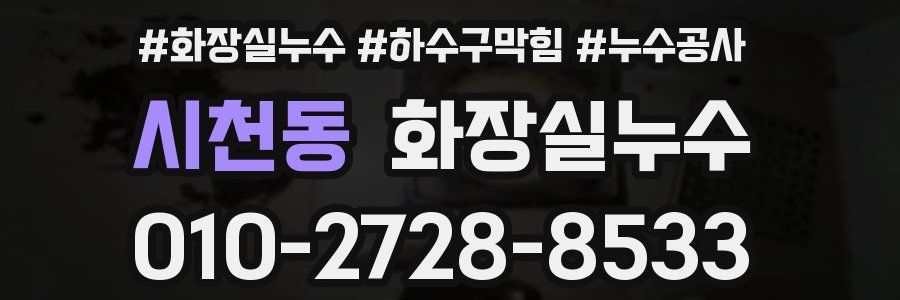 시천동 누수탐지