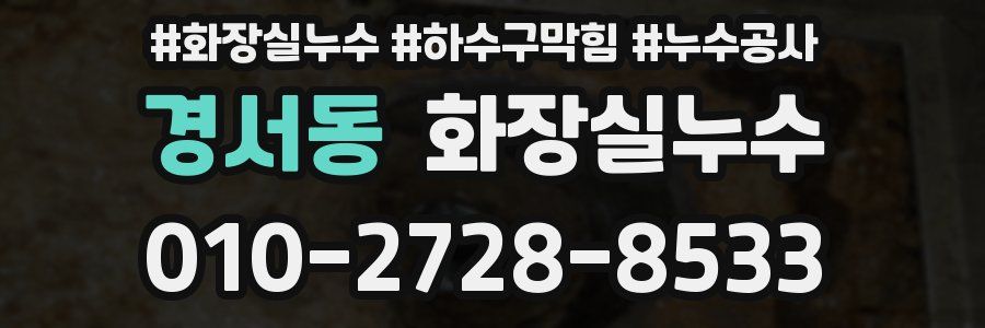 경서동 누수탐지