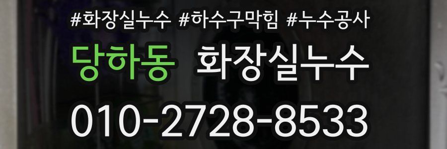 당하동 누수탐지