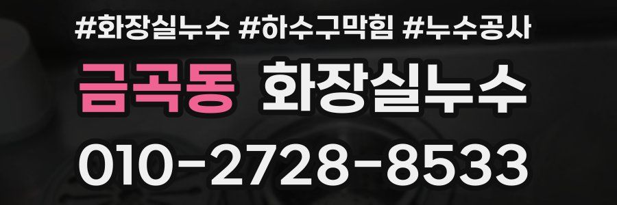금곡동 누수탐지