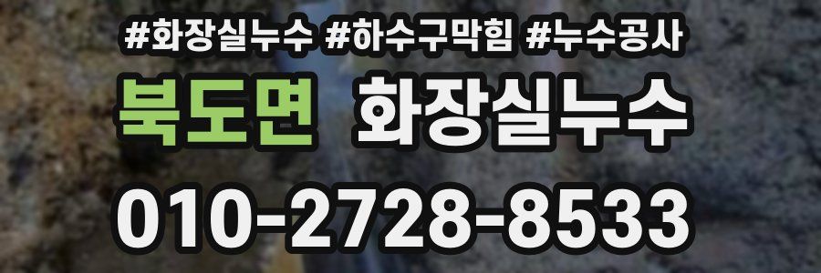 북도면 누수탐지