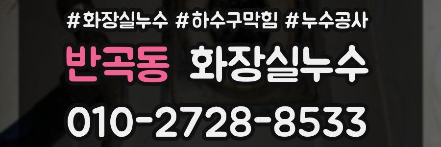 반곡동 누수탐지