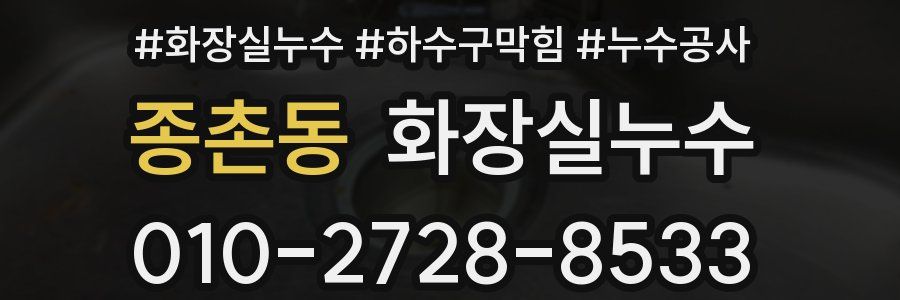 종촌동 누수탐지