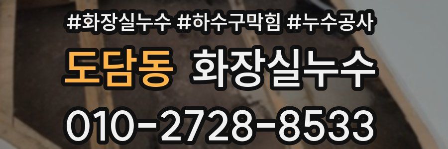 도담동 누수탐지