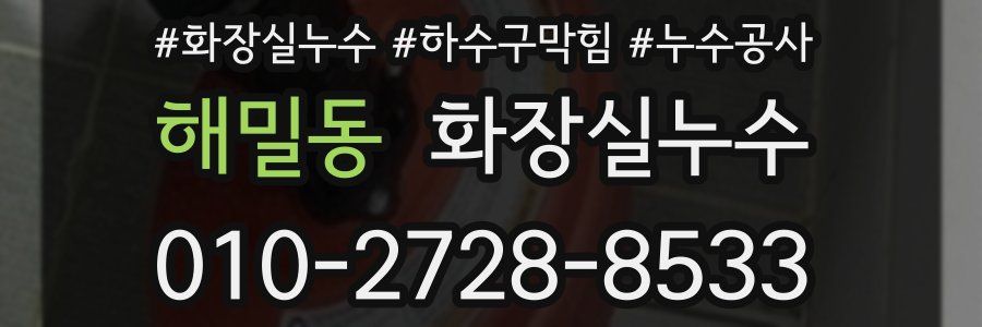 해밀동 누수탐지