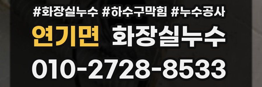 연기면 누수탐지