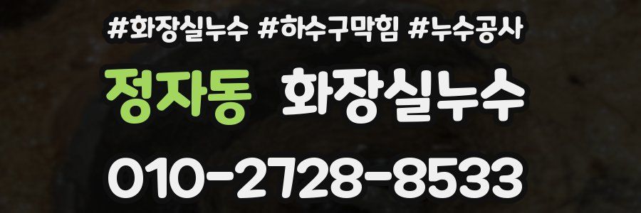 정자동 누수탐지