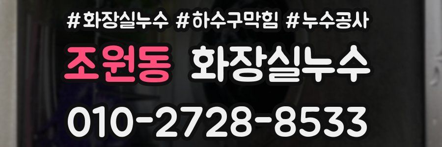 조원동 누수탐지