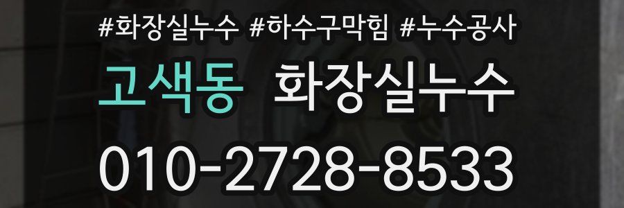 고색동 누수탐지