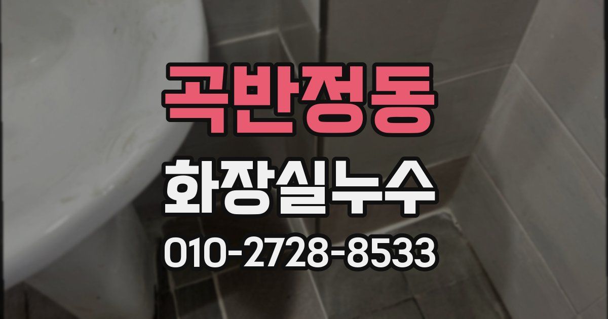 곡반정동 누수업체