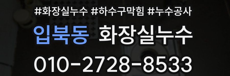 입북동 누수탐지