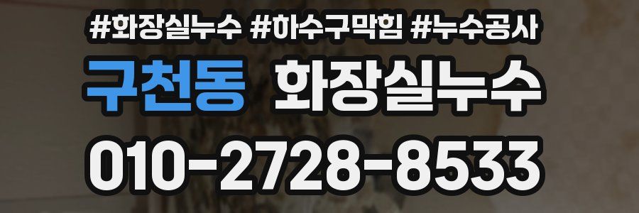 구천동 누수탐지