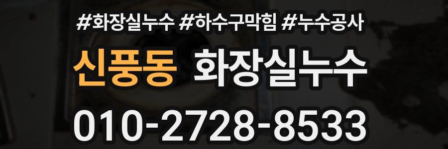 신풍동 누수탐지
