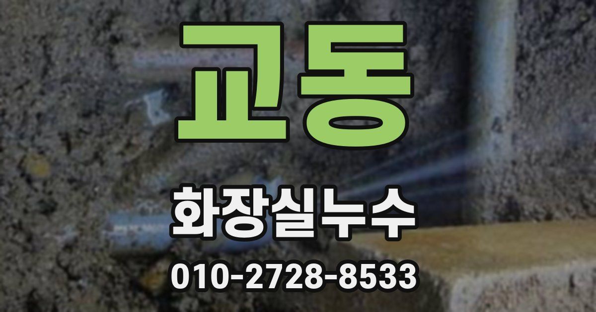 교동 누수업체