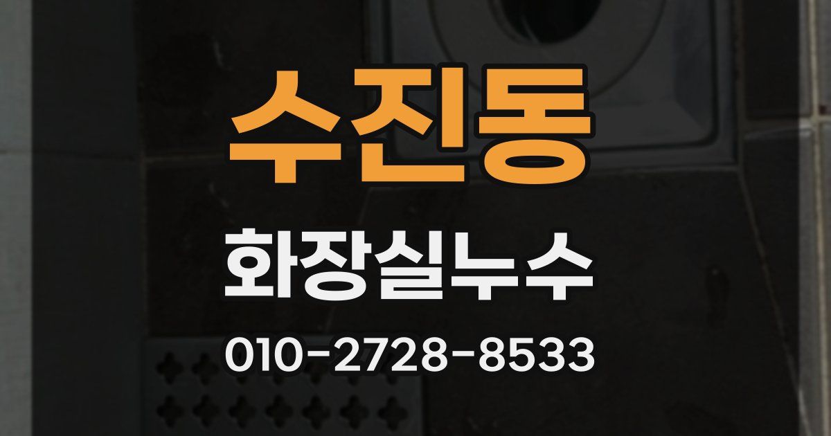 수진동 누수업체