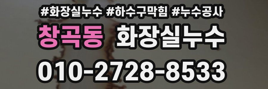 창곡동 누수탐지